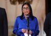 Delcy Rodríguez evalúa con su equipo contratos petroleros antes de anunciado viaje a India