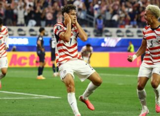 Estados Unidos gana con goleada sobre Paraguay 4-1