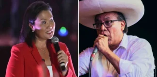 Keiko Fujimori aventaja levemente a Roberto Sánchez en Perú