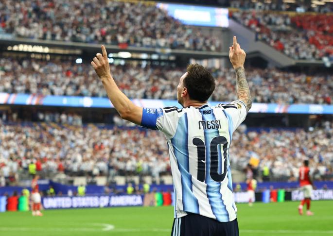 Messi goleada