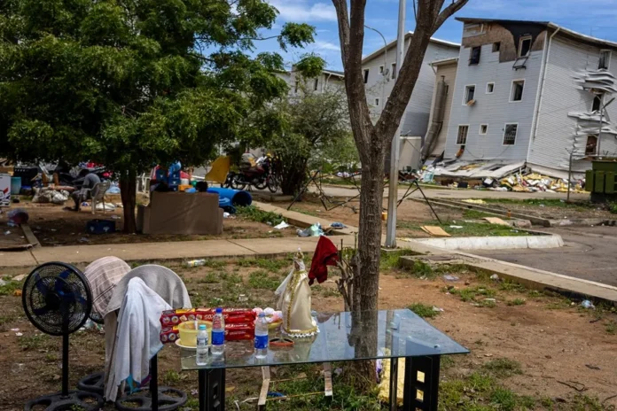 Campamento terremoto