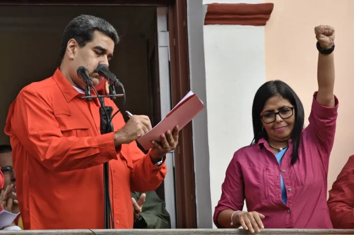 Delcy y Maduro