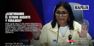Realpolitik: ¿Legitimando el Estado ausente y forajido?