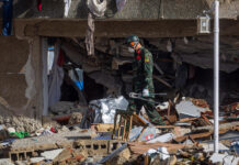 Asciende a 2.645 el número de fallecidos por doble terremoto