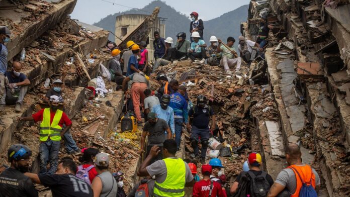 Terremoto sobrevivientes