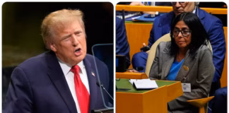 Trump llama criminal a Maduro frente a Delcy en la ONU