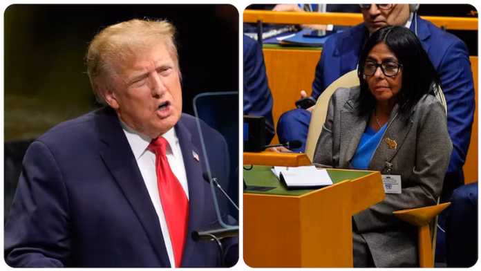Delcy y Trump